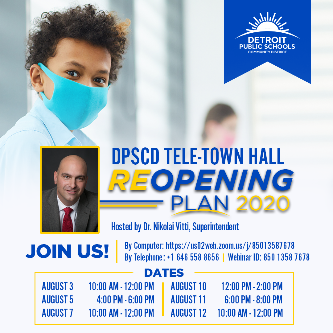 Mark your calendars and join Dr. Vitti as he goes into detail about our Reopening Plan Mark your calendars and join Dr. Vitti as he goes into detail about our Reopening Plan